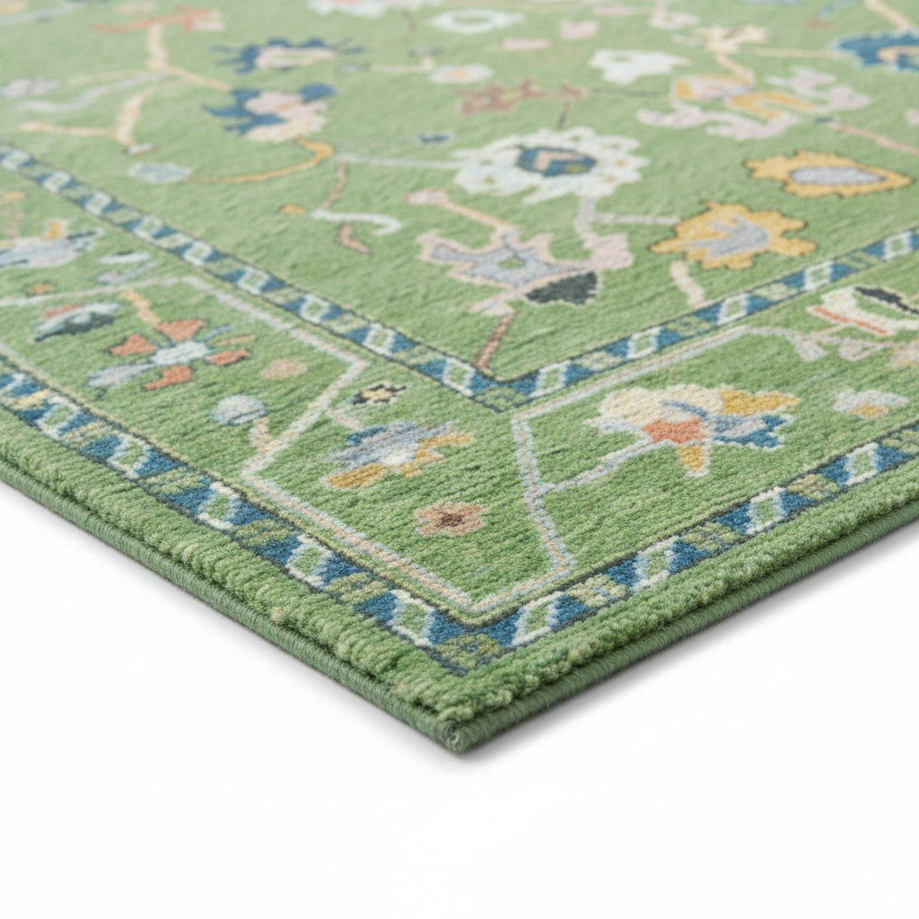 VERENAYA - Hand Knotted Oushak Carpet